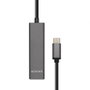Aisens Hub USB 3.1 USB-C a 4 Puertos USB 3.0, Gris